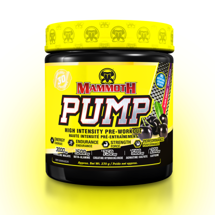 MAMMOTH PUMP | Pre-Workout 30 Servings